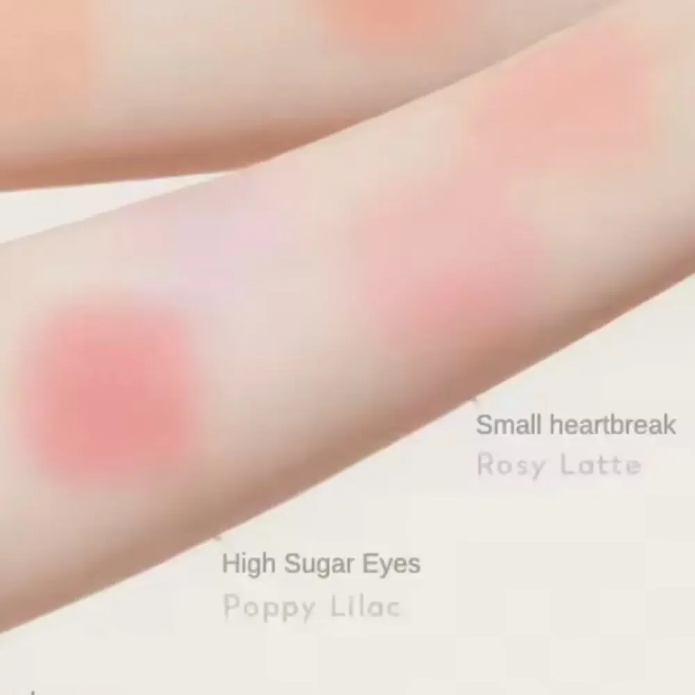 2 x HEDONE Mood Shot Two-Tone Paste Blush Poppy Lilac & Rosy Latte